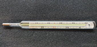 RTUŤOVÝ TEPLOMĚR LÉKAŘSKÝ NORMOVANÉ RETRO - 8