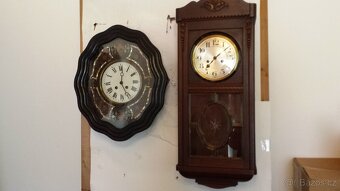 Starožitné nástěnné hodiny sbírka 6ks - 8