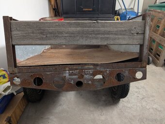 Vozík přívěs za malotraktor nebo čtyřkolku 155x95 cm - 8