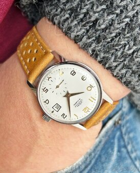 Československé Mechanické Retro Vintage hodinky PRIM Datumat - 8