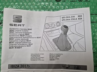 sportovní rukojeť řadící páky Seat Ibiza od 2017 s 5 rychlos - 8