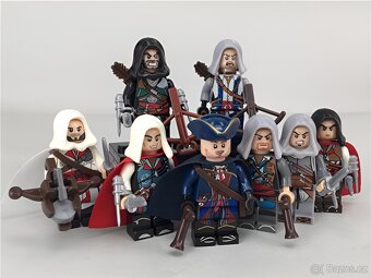 Figúrky piráti (8ks) typ lego, nové nehrané - 8