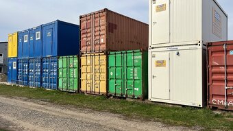 Prodám lodní kontejnery “20“- 6m - 8