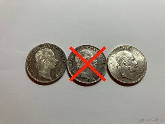 Rakúsko Uhorsko 1 zlatníky forint florint - strieborné mince - 8