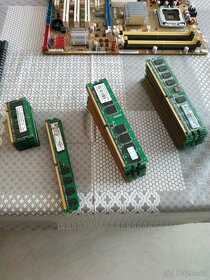 Mix komponentů (Paměti DDR2,DDR1, Procesory, Základní deska) - 8