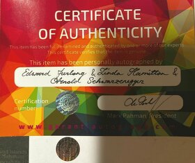 Vlastnoručně podepsaná fotografie Terminator 2 s COA - 8