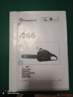 Husqvarna 266. Katalog, dílenská, návod. - 8