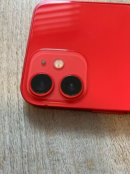 iPhone 12 mini - 128GB, červený, 100% baterie - 8