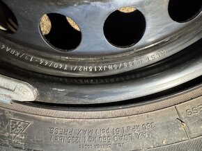 15palc.plech disky 5x100 + zimní Sava 185/65R15 - 8