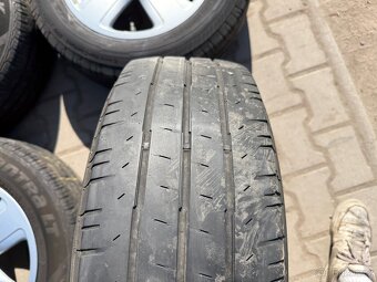 4x al kola 5x112 16 + pneu letní 205/65 R16C - 8