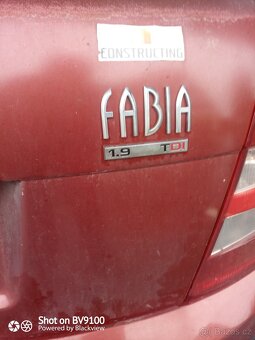 Prodám ŠKODA fabie 1,9 TDI - 8