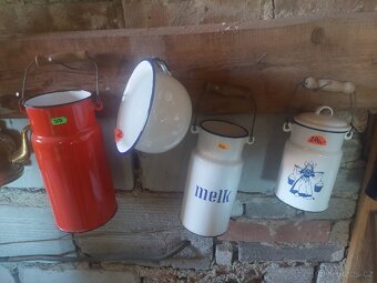 Stare Plechové NÁDOBÍ - 8