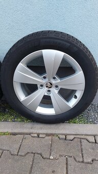 Alu kola 5x112 r17 Triton originál Škoda Superb - 8