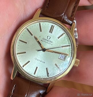 LUXUSNÍ pánské hodinky originál OMEGA GENEVA AUTOMAT - 8