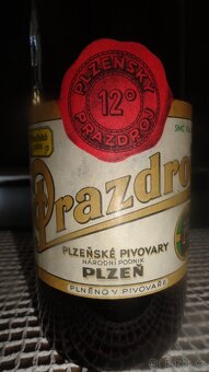 Staré pivo Plzeň 12 originál neotevřené + kastl - 8