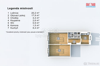 Prodej bytu 2+1, 60 m², Ústí nad Labem, ul. Železničářská - 8
