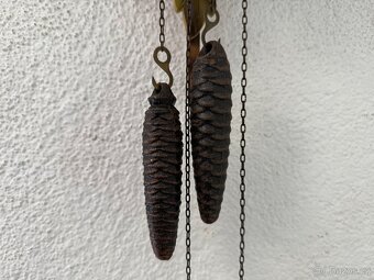 Kukačky dřevěné hodiny plně funkční bijí i kukají - 8