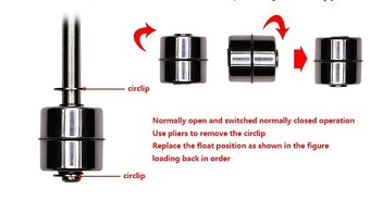 nerezovy PLOVÁK plovakovy hladinovy spinac - 8