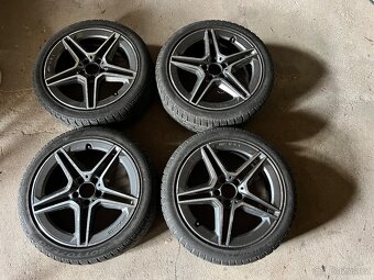 ALU AMG MERCEDES 6x, zimní pneu+original výfuk - 8