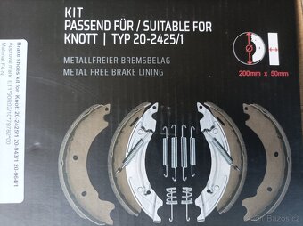 Brzdové čelisti Knott - 8