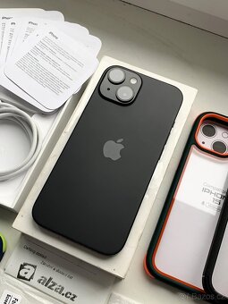 VYMĚNÍM -- Iphone 15 black 128GB + příslušenství + 2r záruka - 8