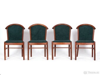 Velké čalouněné židle TON, 4 nikdy nepoužité  kusy. - 8