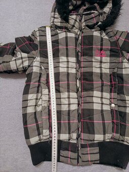 Dívčí zimní bunda vel. 146/152 - 8