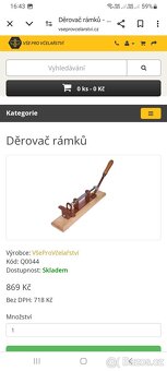 Děrovač rámků pro včelaře - 8