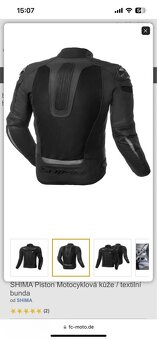 Bunda na motorku Shima Piston - 8