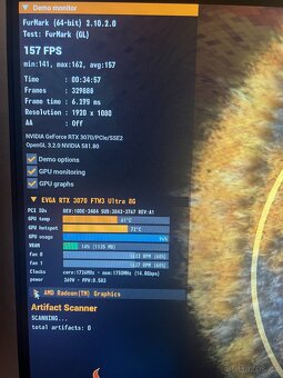 EVGA GeForce RTX 3070 FTW3 ULTRA//Funkční//Záruka - 8