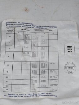 Sněhové řetězy PEWAG, KÖNIG,POLAR,české - 8