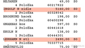 Stůl LERHAMN a 4 židle INGOLF - 8