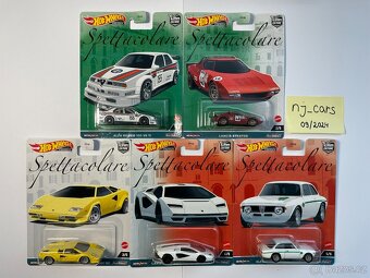 Hot Wheels Premium celé sety (USA karty) - 8