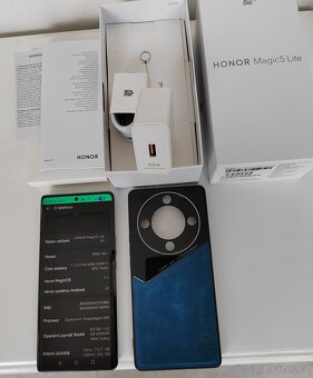 HONOR MAGIC 5 LITE / 5G / 8gb / 256gb , DOBRÝ STAV - 8