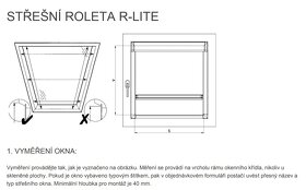 Rolety R-lite do střešních oken Velux - 8