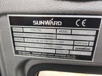 PŮJČÍM MINIBAGR SUNWARD SWE20F – 2200 Kč/den - 8