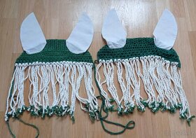 Háčkované čabraky s třásněmi na koně - velikost full - 8