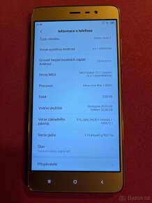 📱Telefon Xiaomi Redmi Note 3 3/32GB zlaty kovovy s obaly - 8