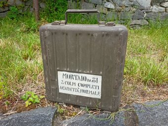 WW II italská bedna minomet - 8