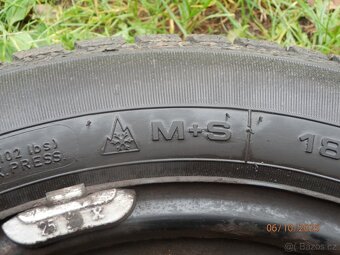 2xObutá zimní kola na ŠKODA RAPID 15tky. ET38 185/60 R15 - 8