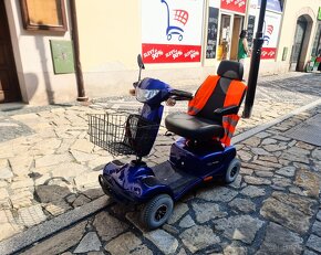 Vozítko elektrické čtyřkolové dojezd na nákupy - 8