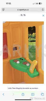 Zahradní domeček - Little Tikes Magický domeček se zvonkem - 8