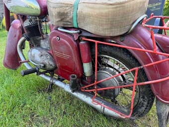 Jawa 250 - 353, 1956, doklady, okresní SPZ - 8