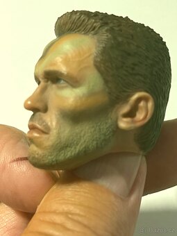 Predator 3x hlava Dutche na figurku 1/6 - A.Schwarzenegger - 8