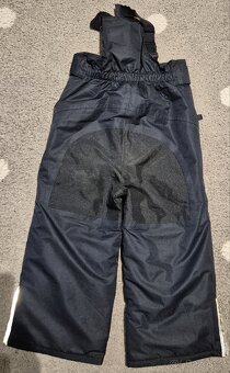 zimní souprava modrá kostkovaná kombinéza Tchibo 86-92 - 8