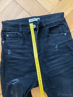černé rifle Pull&Bear vel.32 - 8