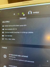 Asus TUF Gaming Dash F15 FX516PM Bílý, RTX 3060, 16GB RAM - 8