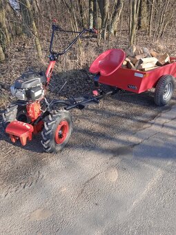Malotraktor Vari Honda + sklápěcí přívěs - 8