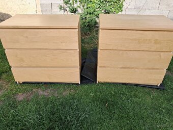 2x ikea komoda Malm bříza 3 zásuvky - 8
