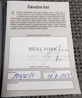 Hodinky Festina Prestige Chrono 20492/1, NOVÉ, ZÁRUKA 7/2027 - 8